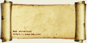 Jana Markov vizit kartica